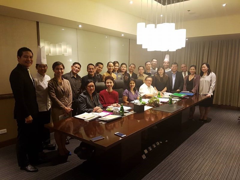Mabuhay Finalists for Front of the House and Back of the House with Judges Nanan Jacinto, Arlene Alipio and Paul Lim So (Ascott BGC - October, 2017).